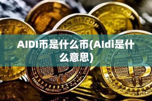 AIDI币是什么币(AIdi是什么意思)