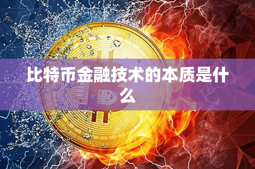 比特币金融技术的本质是什么